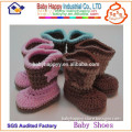 wholesale colorful woolen yarn kids boots winter shoes heated